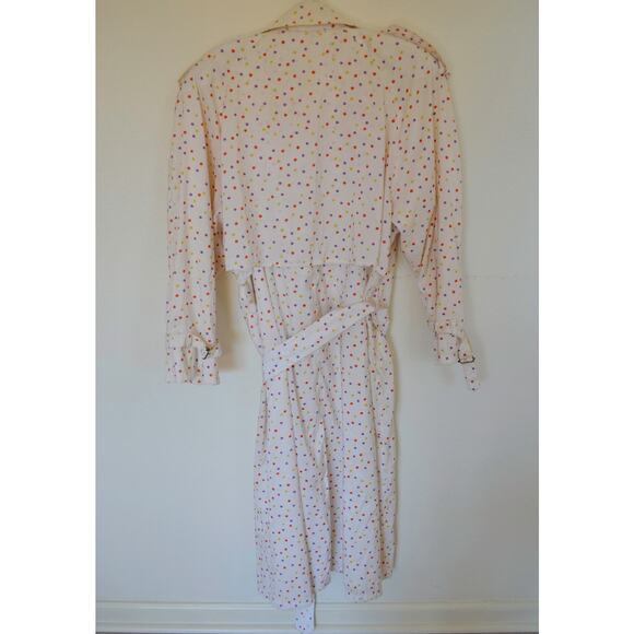 Vintage Polka Dot Trench Coat - Picture 6 of 6